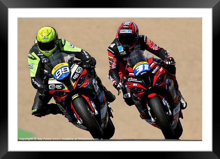 Pirelli National Superstock. Framed Mounted Print by Ray Putley