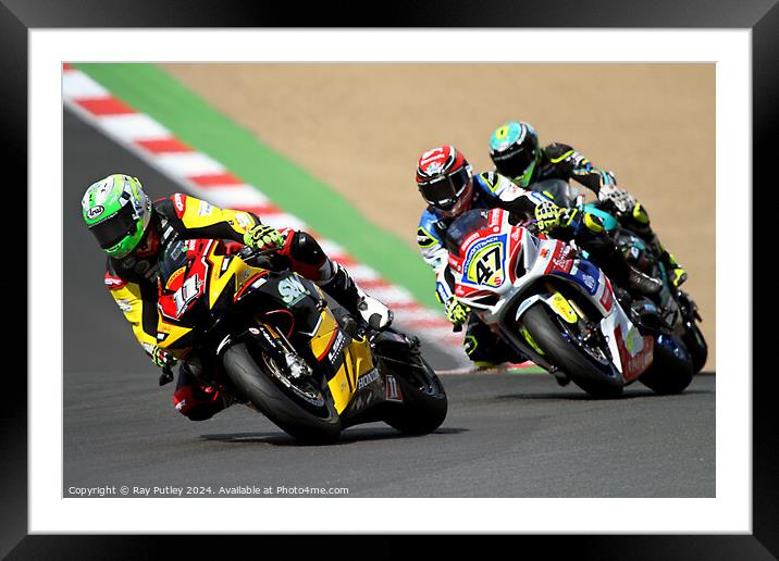 Pirelli National Superstock. Framed Mounted Print by Ray Putley