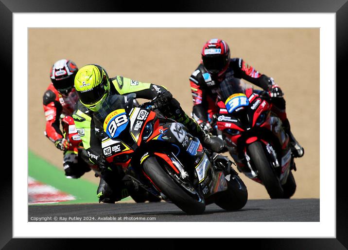 Pirelli National Superstock. Framed Mounted Print by Ray Putley