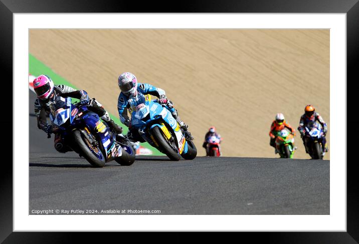 Quattro Group British Supersport British GP2. Framed Mounted Print by Ray Putley