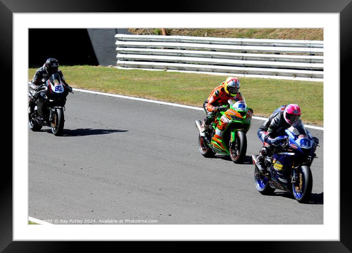 Quattro Group British Supersport British GP2. Framed Mounted Print by Ray Putley