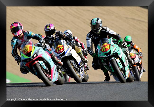 Pirelli National Junior Superstock. Framed Print by Ray Putley