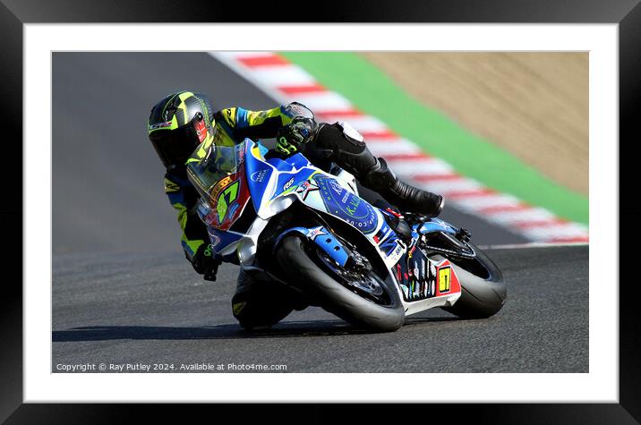 Pirelli National Junior Superstock. Framed Mounted Print by Ray Putley