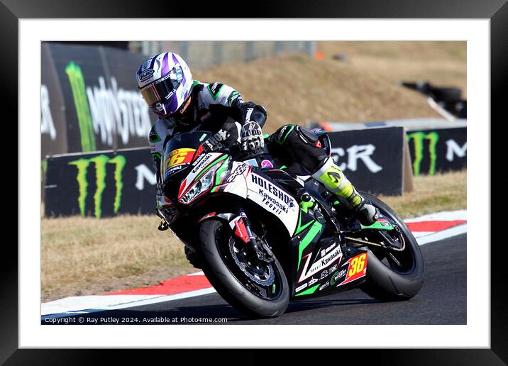 Pirelli National Junior Superstock. Framed Mounted Print by Ray Putley