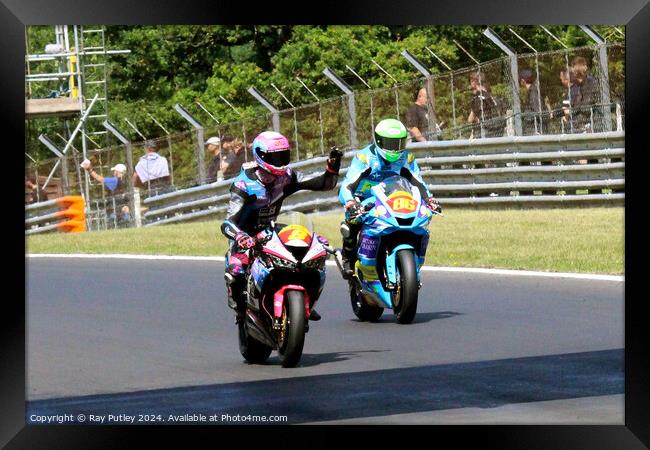 Pirelli National Junior Superstock- Brands Hatch 2023 Framed Print by Ray Putley