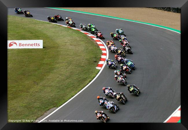 Pirelli National Superstock Championship - Brands Hatch 2023 Framed Print by Ray Putley