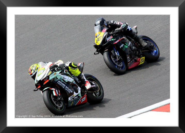 Pirelli National Superstock Championship - Brands Hatch 2023 Framed Mounted Print by Ray Putley