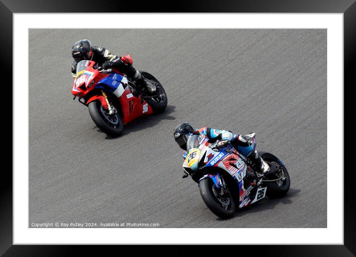 Pirelli National Superstock Championship - Brands Hatch 2023 Framed Mounted Print by Ray Putley