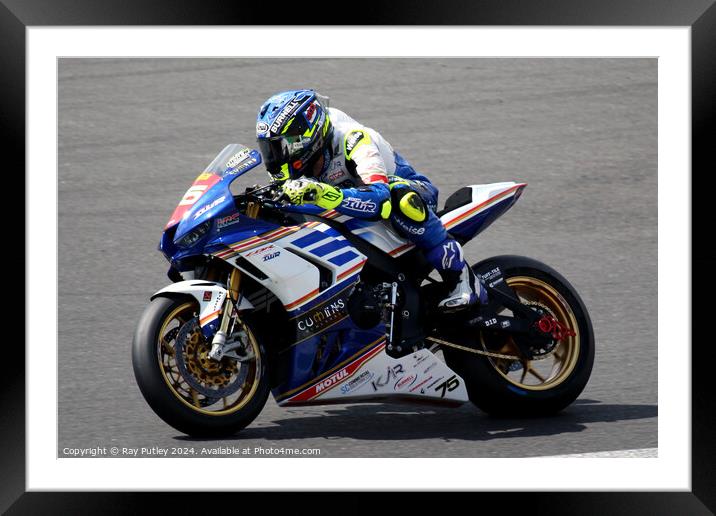 Pirelli National Superstock Championship - Brands Hatch 2023 Framed Mounted Print by Ray Putley