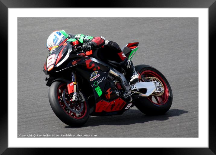 Pirelli National Superstock Championship - Brands Hatch 2023 Framed Mounted Print by Ray Putley