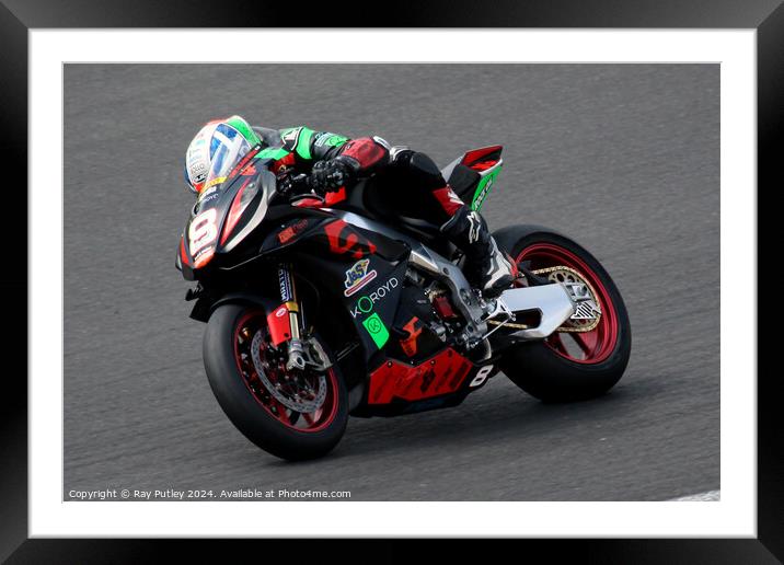 Pirelli National Superstock Championship - Brands Hatch 2023 Framed Mounted Print by Ray Putley