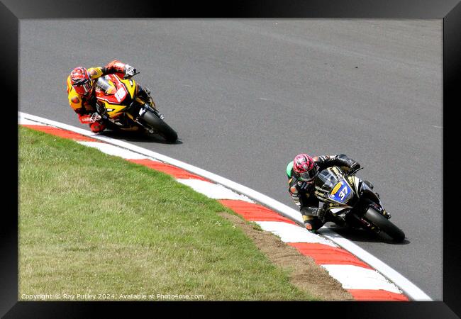 Pirelli National Superstock Championship - Brands Hatch 2023 Framed Print by Ray Putley