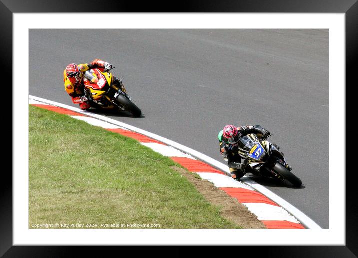 Pirelli National Superstock Championship - Brands Hatch 2023 Framed Mounted Print by Ray Putley