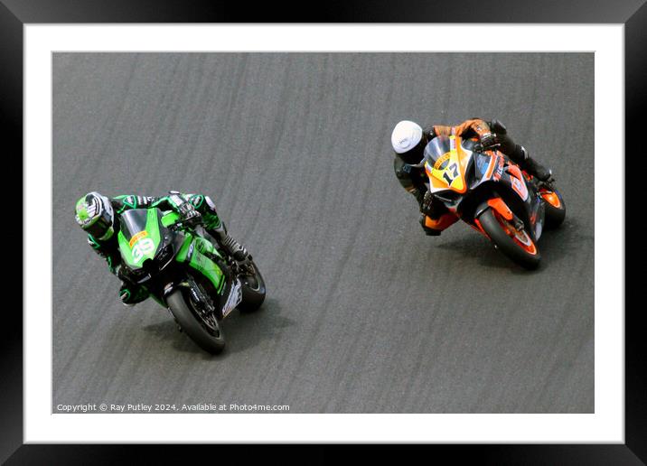 Pirelli National Superstock Championship - Brands Hatch 2023 Framed Mounted Print by Ray Putley