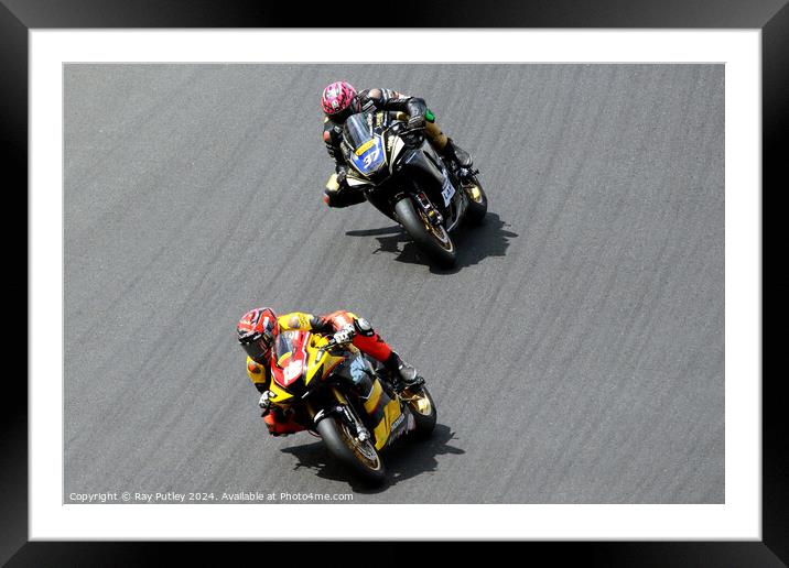 Pirelli National Superstock Championship - Brands Hatch 2023 Framed Mounted Print by Ray Putley