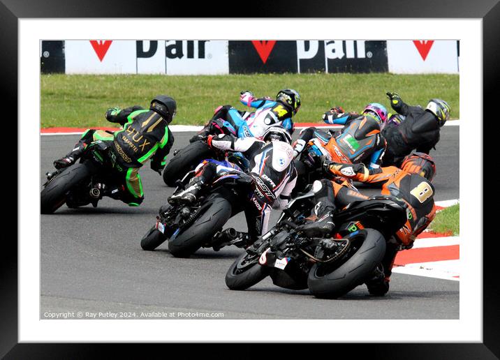 ABK Beer 0% BMW Motorrad F 900 R Cup - Brands Hatch 2023 Framed Mounted Print by Ray Putley