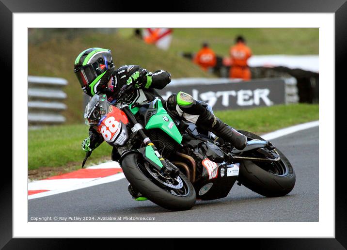 ABK Beer 0% BMW Motorrad F 900 R Cup - Brands Hatch 2023 Framed Mounted Print by Ray Putley