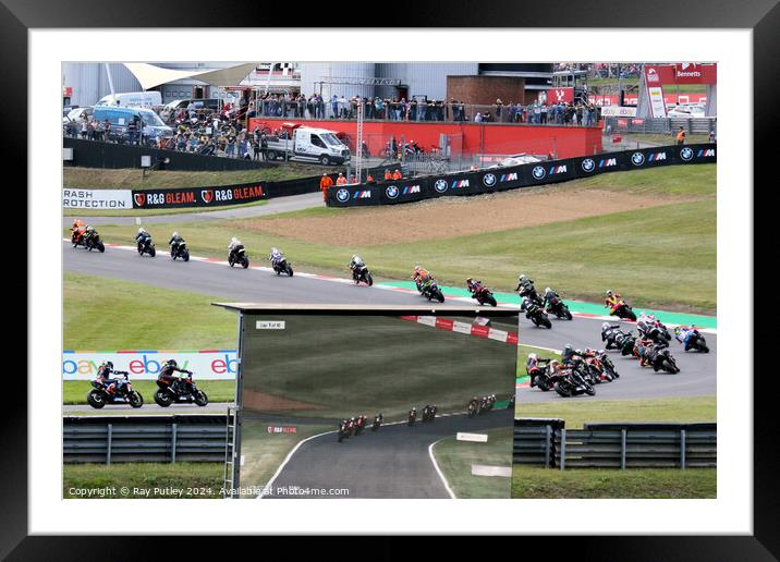 ABK Beer 0% BMW Motorrad F 900 R Cup - Brands Hatch 2023 Framed Mounted Print by Ray Putley