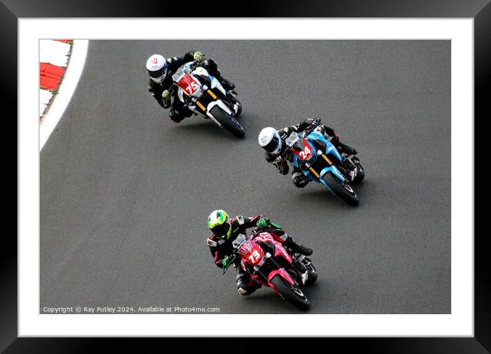 ABK Beer 0% BMW Motorrad F 900 R Cup - Brands Hatc Framed Mounted Print by Ray Putley