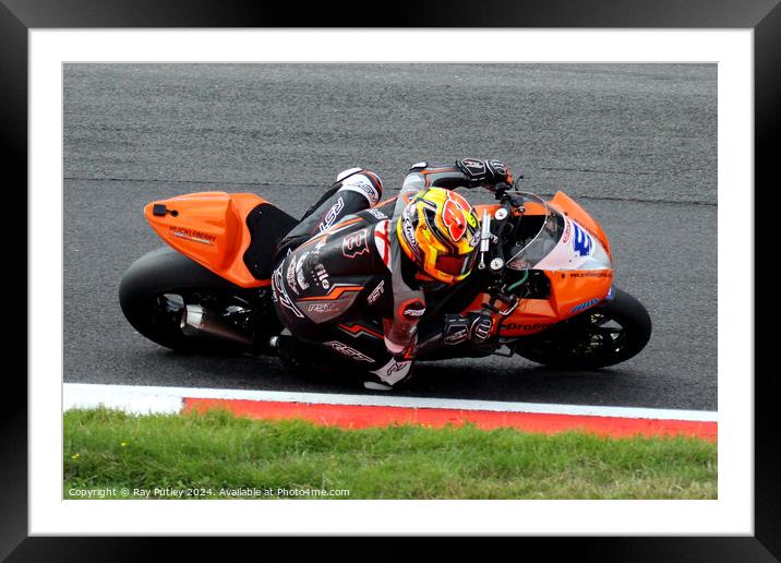 Quattro Group British Supersport & British GP2 - Brands Hatch 2023 Framed Mounted Print by Ray Putley