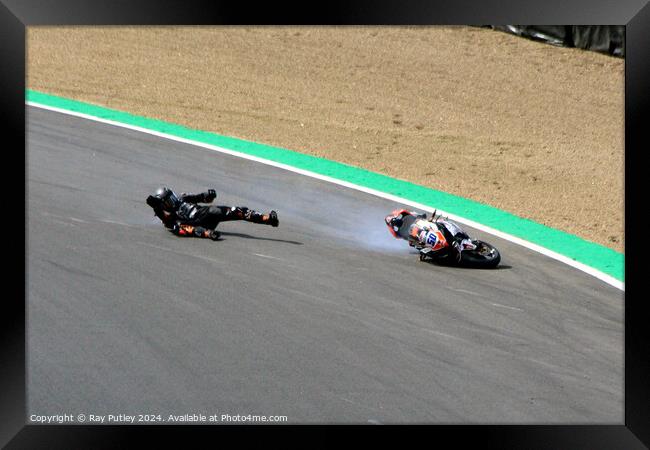 Quattro Group British Supersport & British GP2 - Brands Hatch 2023 Framed Print by Ray Putley