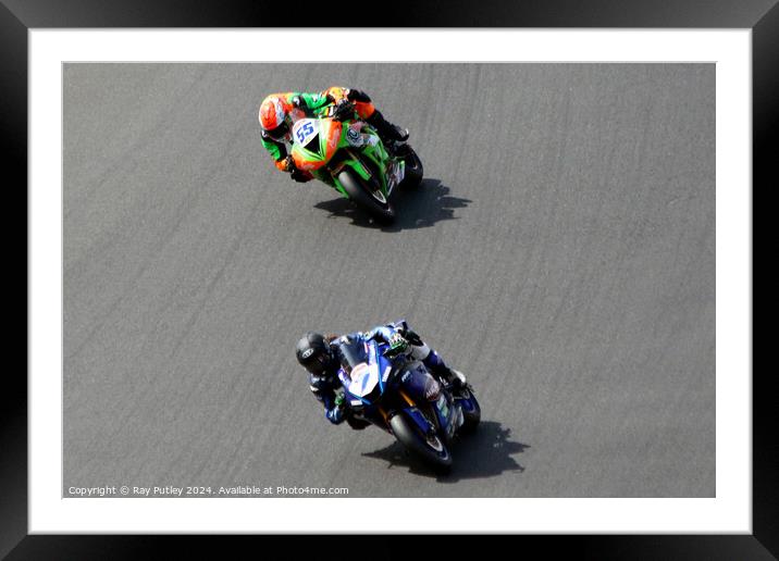 Quattro Group British Supersport & British GP2 - Brands Hatch 2023 Framed Mounted Print by Ray Putley