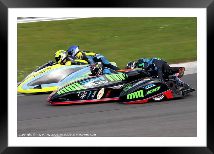 BMCRC F1 Sidecars Framed Mounted Print by Ray Putley
