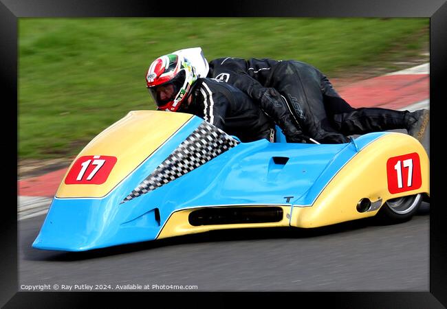 BMCRC F1 & F2 Sidecars Framed Print by Ray Putley