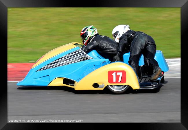 BMCRC F1 & F2 Sidecars Framed Print by Ray Putley