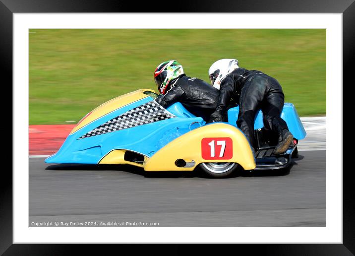 BMCRC F1 & F2 Sidecars Framed Mounted Print by Ray Putley