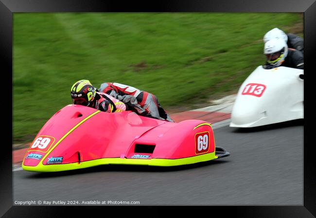 BMCRC F1 & F2 Sidecars Framed Print by Ray Putley