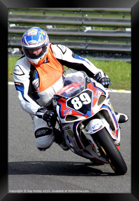 BMCRC Thunderbike Sport & BMCRC SuperTwins Framed Print by Ray Putley