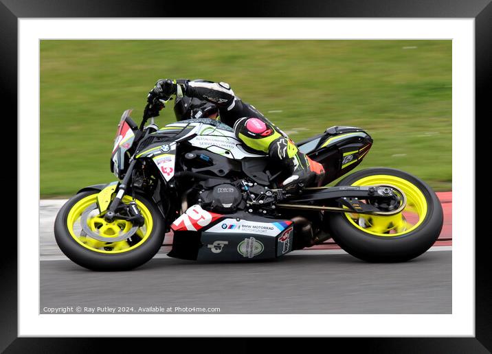 BMCRC Thunderbike Sport & BMCRC SuperTwins Framed Mounted Print by Ray Putley