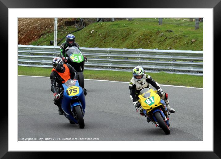 BMCRC Thunderbike Sport & BMCRC SuperTwins Framed Mounted Print by Ray Putley