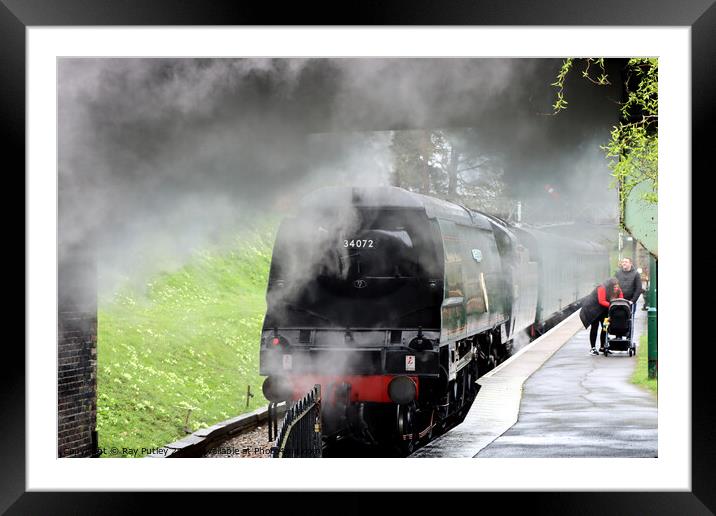 Spa Valley Railway Framed Mounted Print by Ray Putley