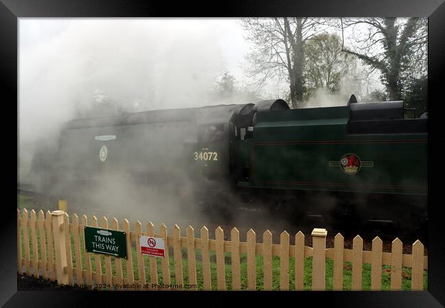 Spa Valley Railway Framed Print by Ray Putley