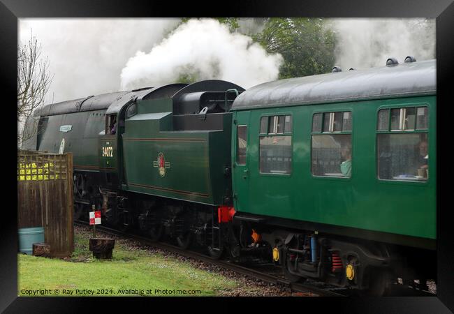 Spa Valley Railway Framed Print by Ray Putley