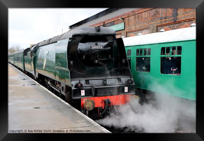 Spa Valley Railway Framed Print by Ray Putley