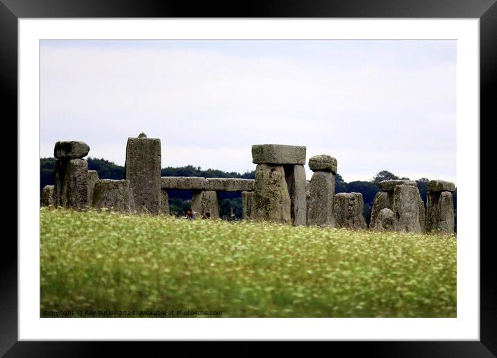 Stonehenge Framed Mounted Print by Ray Putley