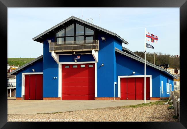 RNLI  - Hastings Framed Print by Ray Putley