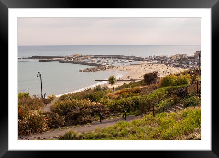 Majestic views of The Cobb Framed Mounted Print by Richard North