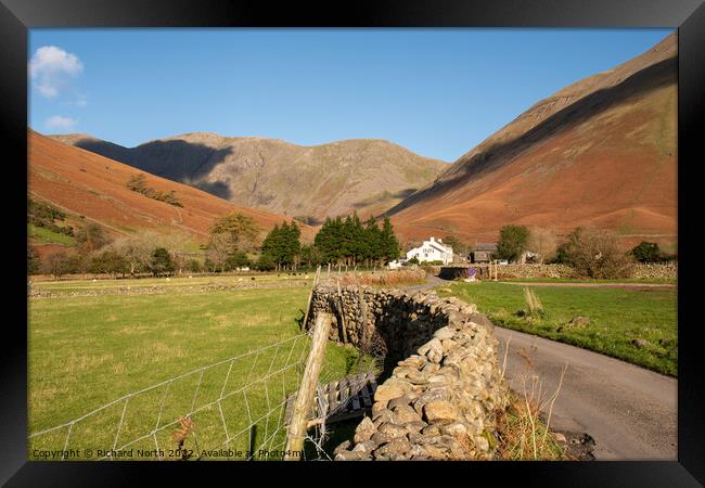 Majestic Wasdale Head Framed Print by Richard North