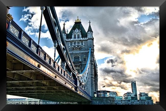 London Bridge Framed Print by Brett Pearson