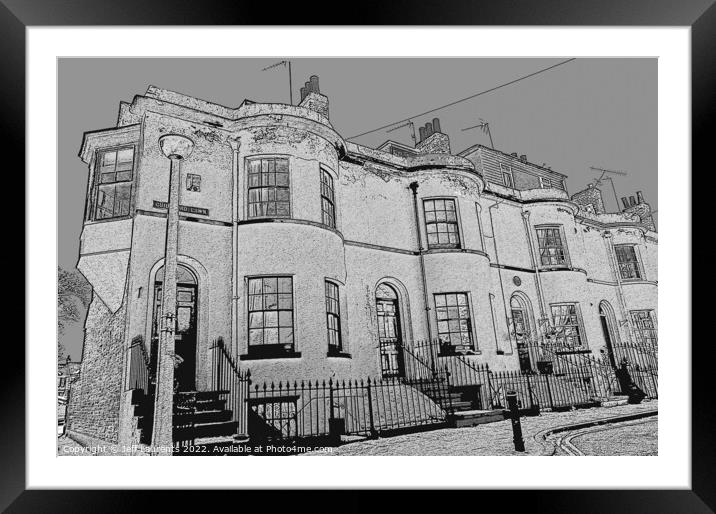 Guildford Lawn, Ramsgate Framed Mounted Print by Jeff Laurents