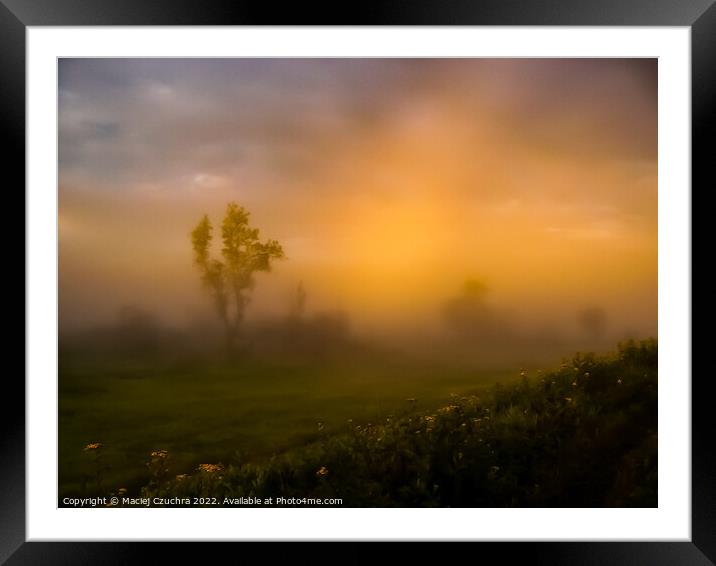 Misty Morning Framed Mounted Print by Maciej Czuchra