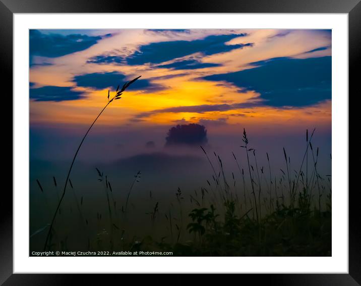 Dawn Framed Mounted Print by Maciej Czuchra