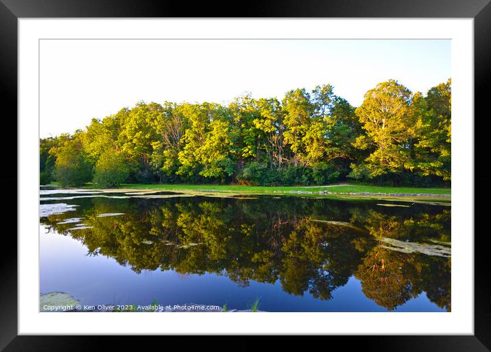 Serenity's Haven Framed Mounted Print by Ken Oliver