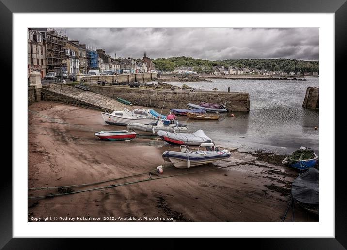 Serenity at Millport Harbour Framed Mounted Print by Rodney Hutchinson