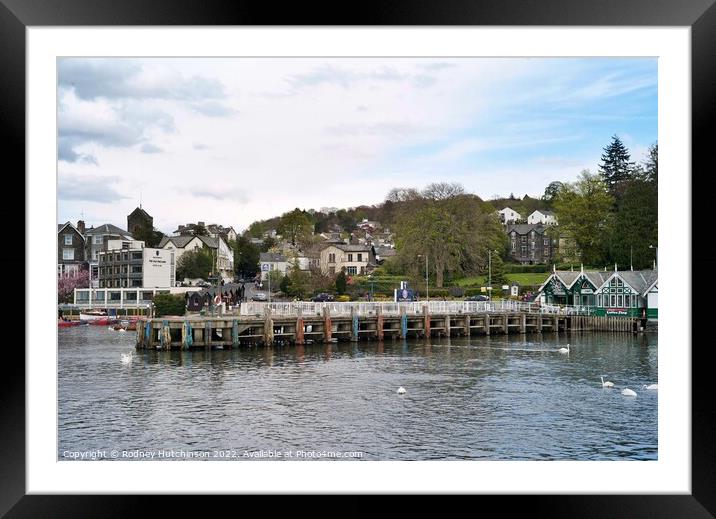 Bowness on Windermere Framed Mounted Print by Rodney Hutchinson
