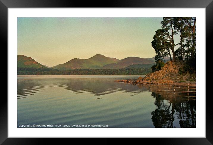 Friar's Crag View Framed Mounted Print by Rodney Hutchinson